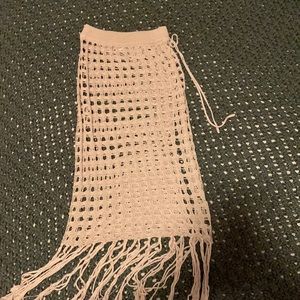 Sexy mesh beach skirt for festivals